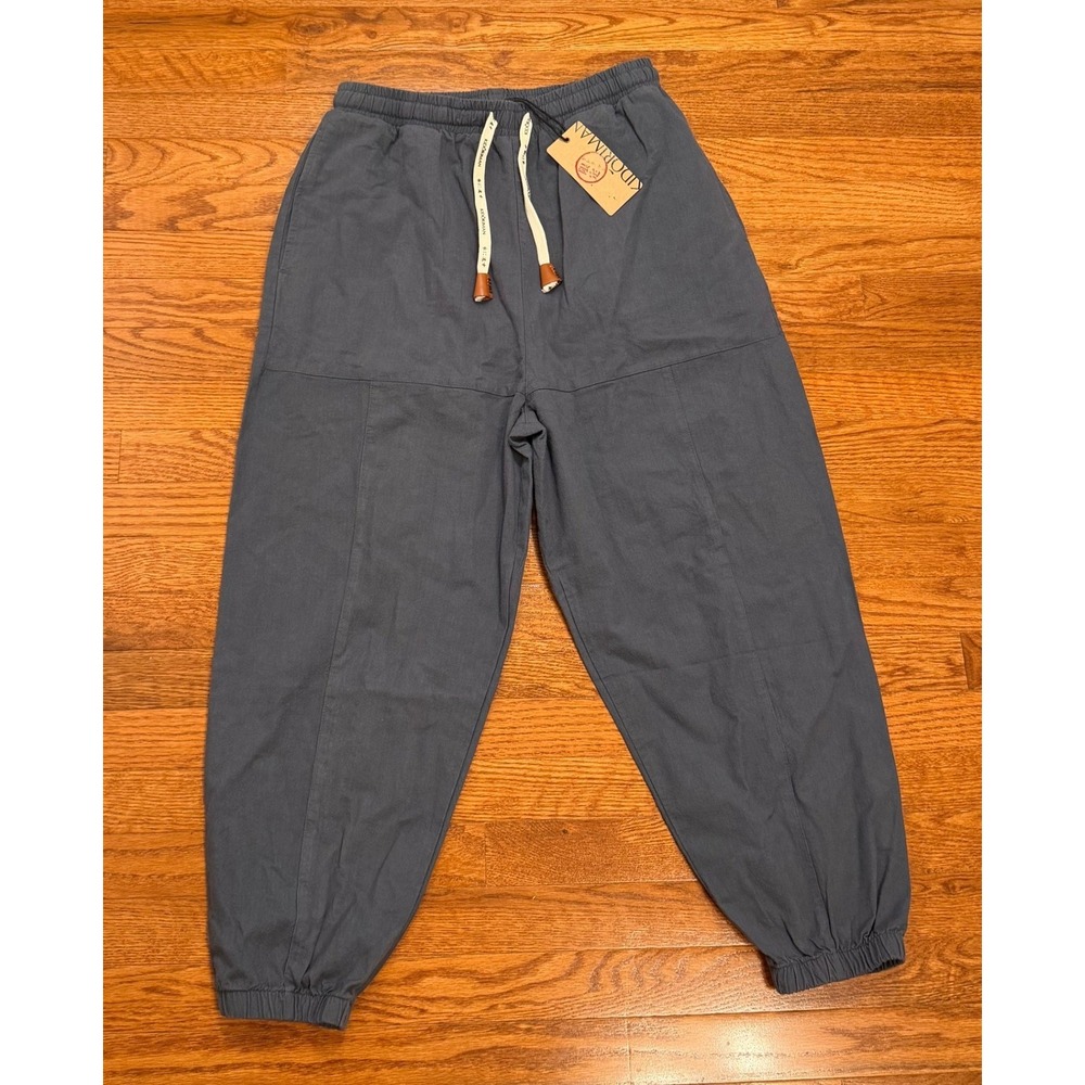 New Kidoriman Kireina Jogger Pants Mens Medium Gray Streetwear Baggy Japanese